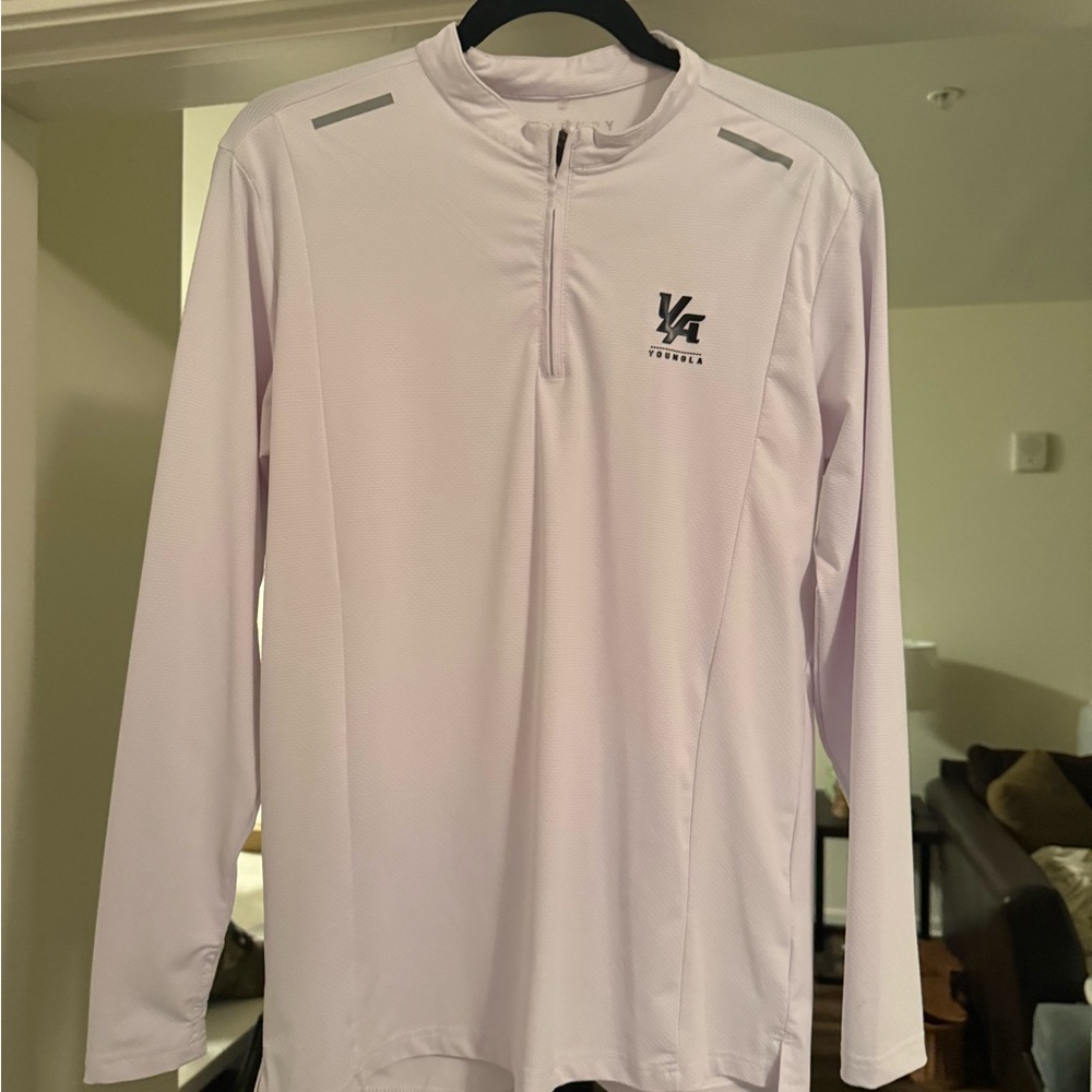 White YOUNGLA Quarter-Zip